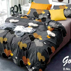 Heart-shaped Printed Bedsheet