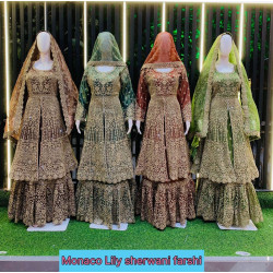 Manaco Lily Sherwani Farshi Set