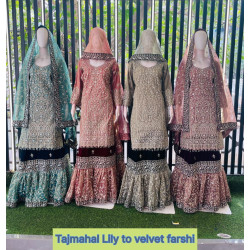 Tajmahal Lily to velvet farshi