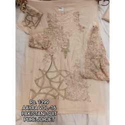 Pakistani Suit Pure Jorjet